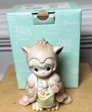 Precious Moments Owl Always Be There For You 104271 Owl Figurine Box 2002